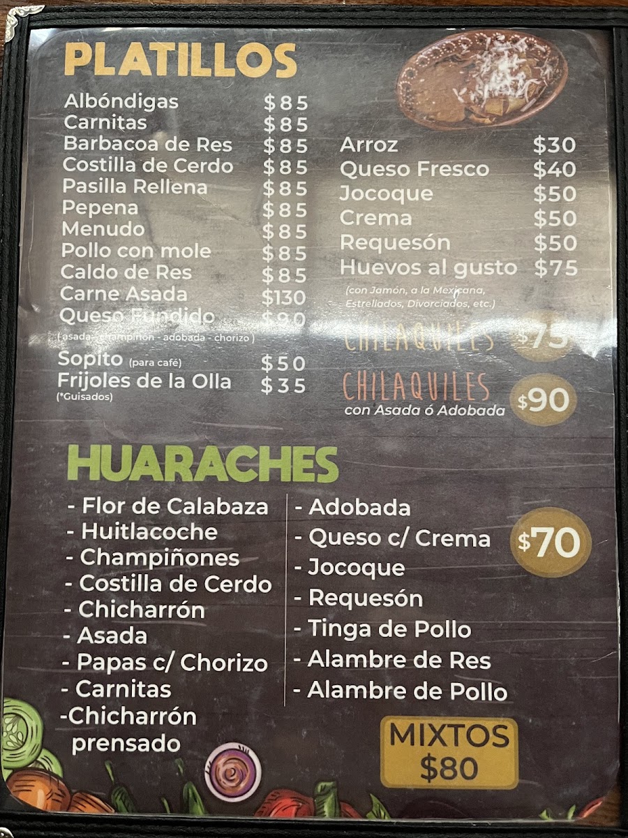 Los Guayabitos Restaurante Menu - Image 2